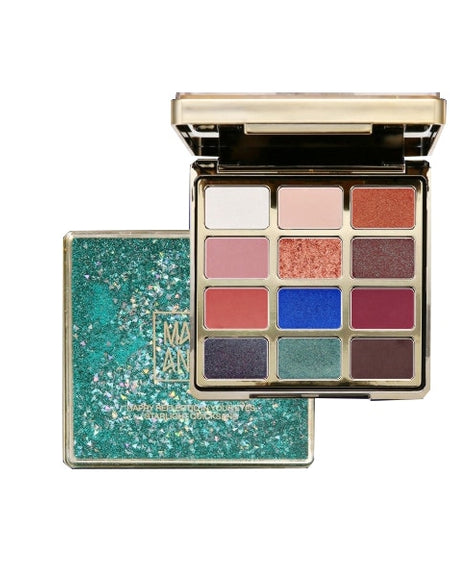 12 Color Glitter Eyeshadow Matte Shimmer Pigmented