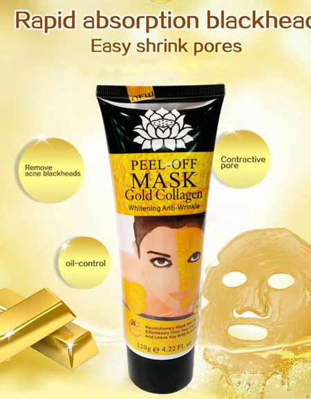 Yellow Gold Collagen Facial Face Mask