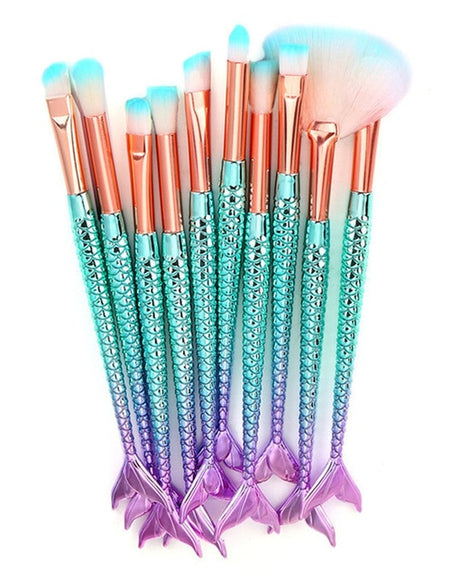 Pro Mermaid Makeup Brushes