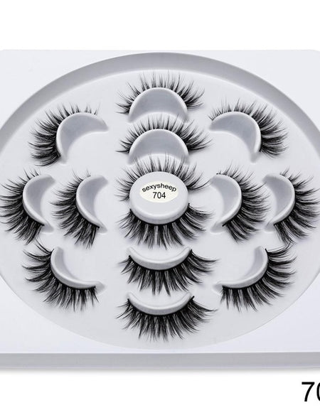 pairs Faux 3D Mink Lashes Natural Long False Eyelashes