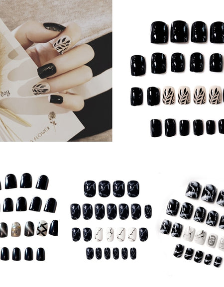 New Toe False Nails French Long Nail