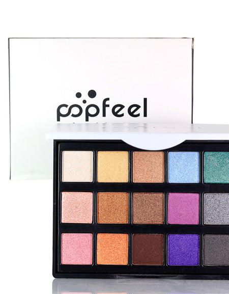 15 Colors Glitter Eye Shadow Palette Shimmer Matte