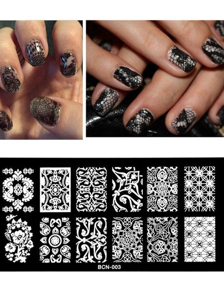 Nail Art Stamp Manicure Template Nail Art Stamper Accessories