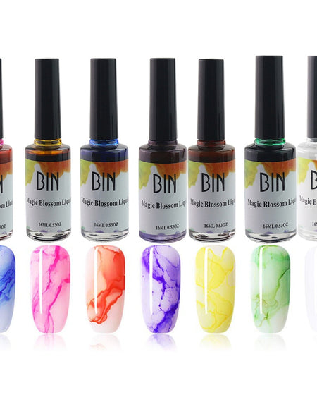 Fashion Watercolor Ink Nail Polish Blooming Gel