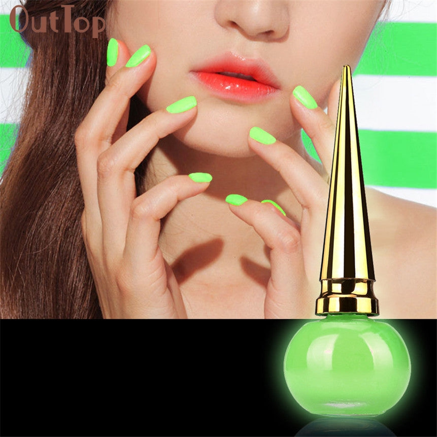 Fluorescent Luminious Nail Polish Glow In Dark Candy Color