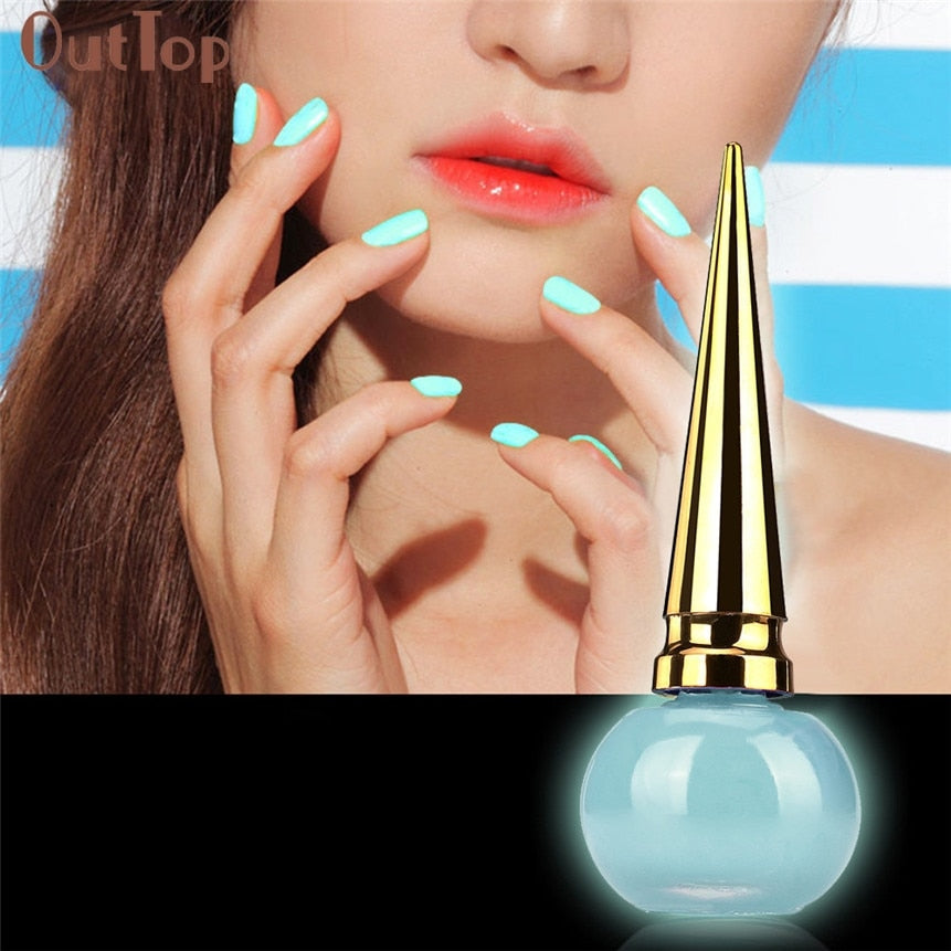 Fluorescent Luminious Nail Polish Glow In Dark Candy Color