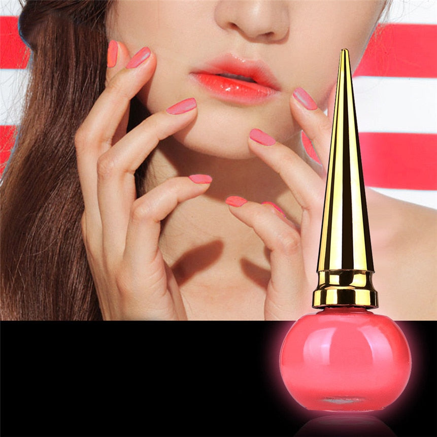 Fluorescent Luminious Nail Polish Glow In Dark Candy Color