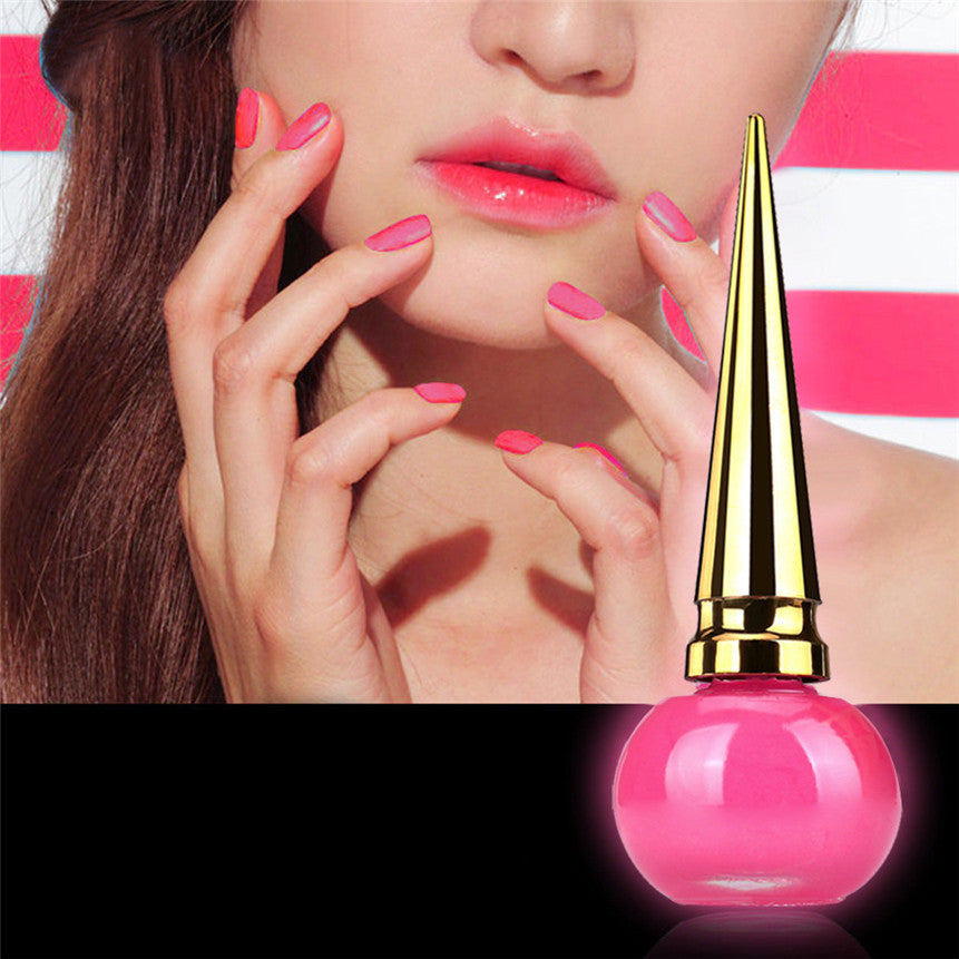Fluorescent Luminious Nail Polish Glow In Dark Candy Color