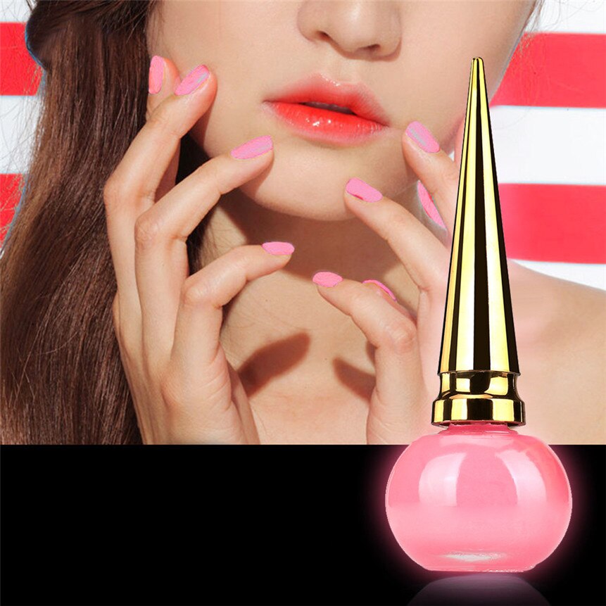 Fluorescent Luminious Nail Polish Glow In Dark Candy Color