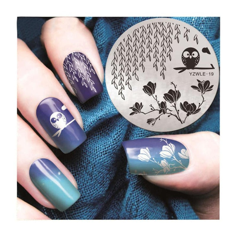 Nail Art christmas stamping