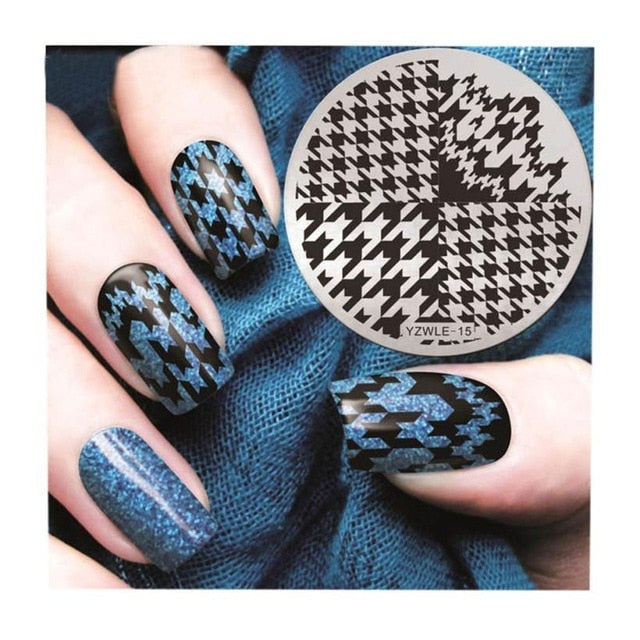 Nail Art christmas stamping