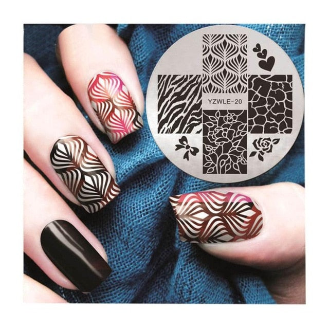 Nail Art christmas stamping