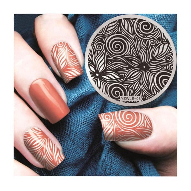 Nail Art christmas stamping