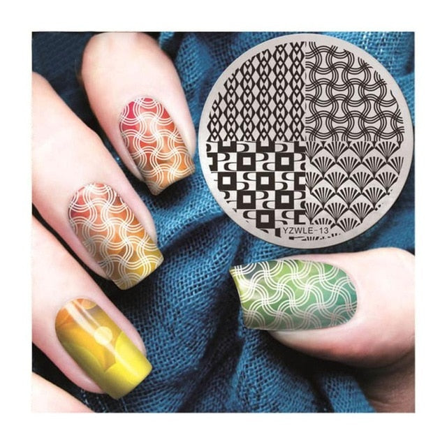 Nail Art christmas stamping