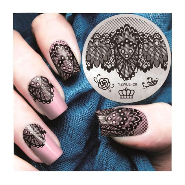 Nail Art christmas stamping