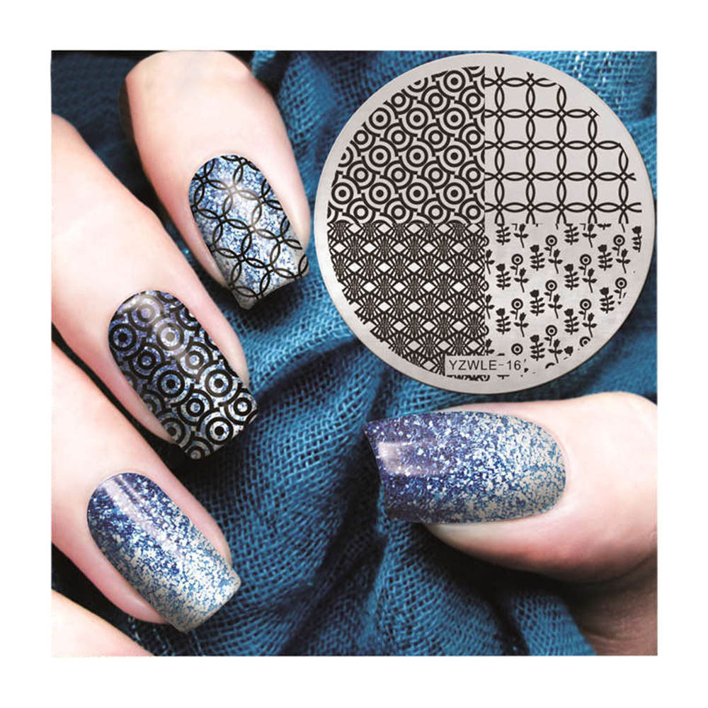 Nail Art christmas stamping