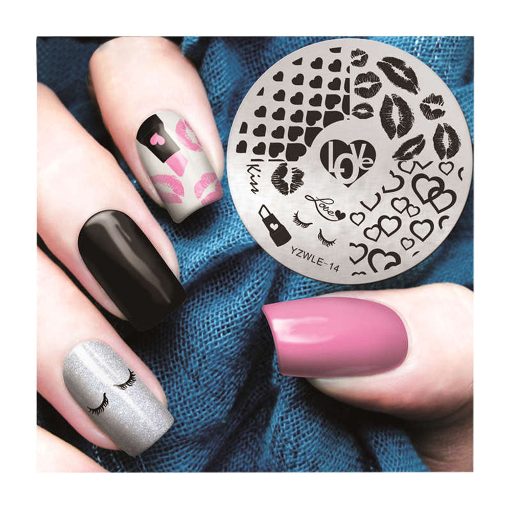 Nail Art christmas stamping