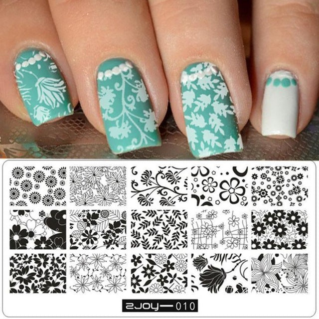 Nail Art Image Stamp  Manicure Template Hehe Series nail