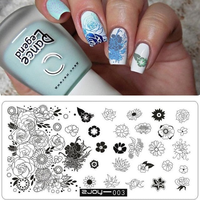 Nail Art Image Stamp  Manicure Template Hehe Series nail