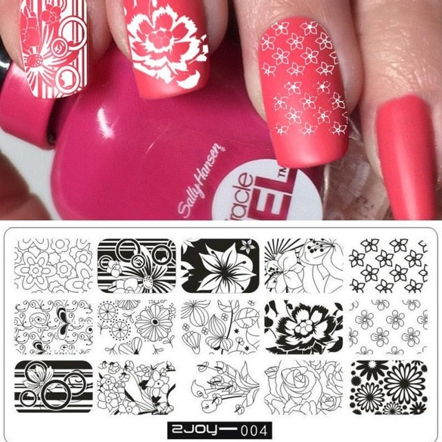 Nail Art Image Stamp  Manicure Template Hehe Series nail