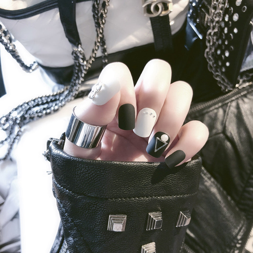 Matte Fake nails Nailing With Glue Nail Art Accessories