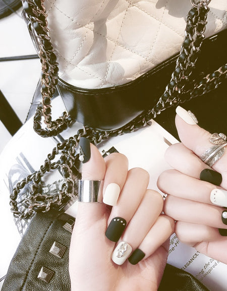 Matte Fake nails Nailing With Glue Nail Art Accessories