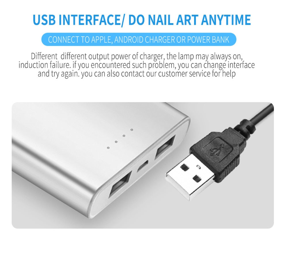 USB Interface Panda Nail Art Cure Lamp
