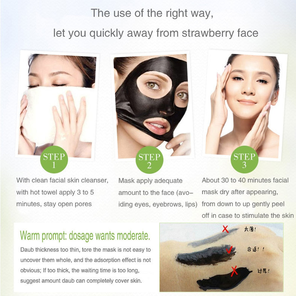 Black Mask Bamboo Charcoal Blackhead Removal