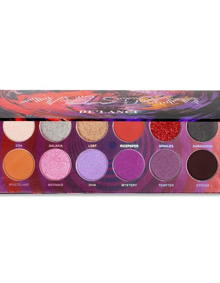 12 Color Plum Eyeshadow Pallete Glitter Shimmer Matte