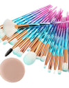 Diamond Makeup Brushes pincel maquiagem