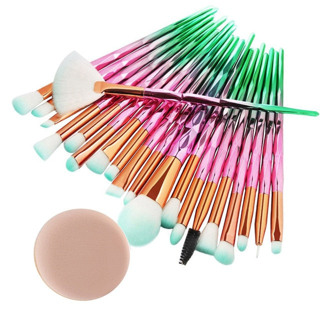 Diamond Makeup Brushes pincel maquiagem