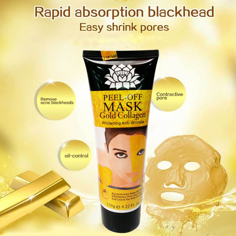 Yellow Gold Collagen Facial Face Mask