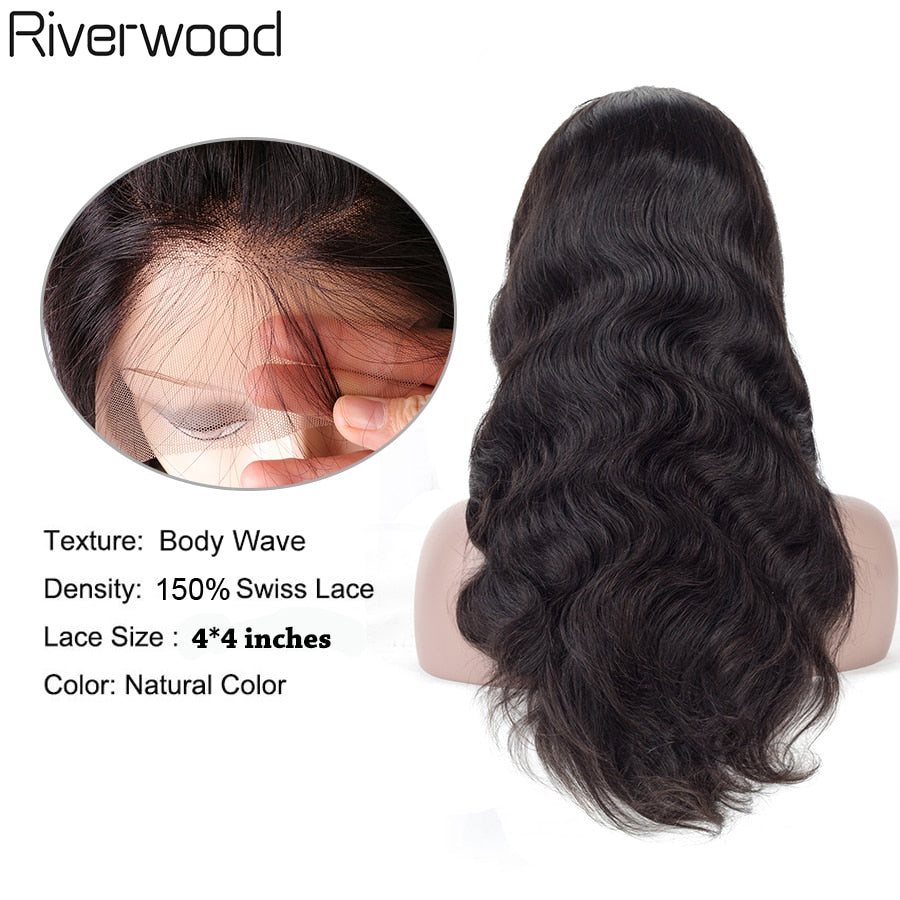 Lace Frontal Wig Natural Hairline With Baby Hair Remy Hair Extension