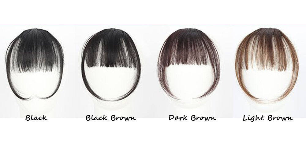 Hair Extension Piece Thin with Mini wig air horns lengthen bangs   X