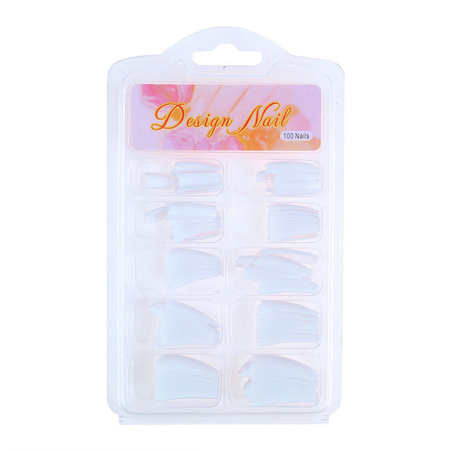 DIY Clear Acrylic Nail False Art Finger