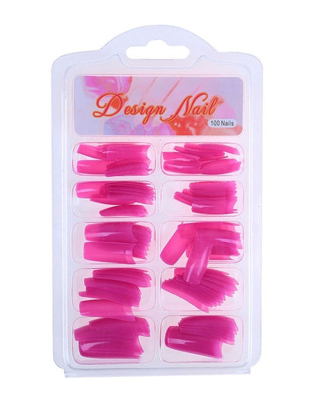 DIY Clear Acrylic Nail False Art Finger