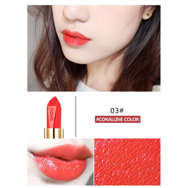 Waterproof glossy lipstick
