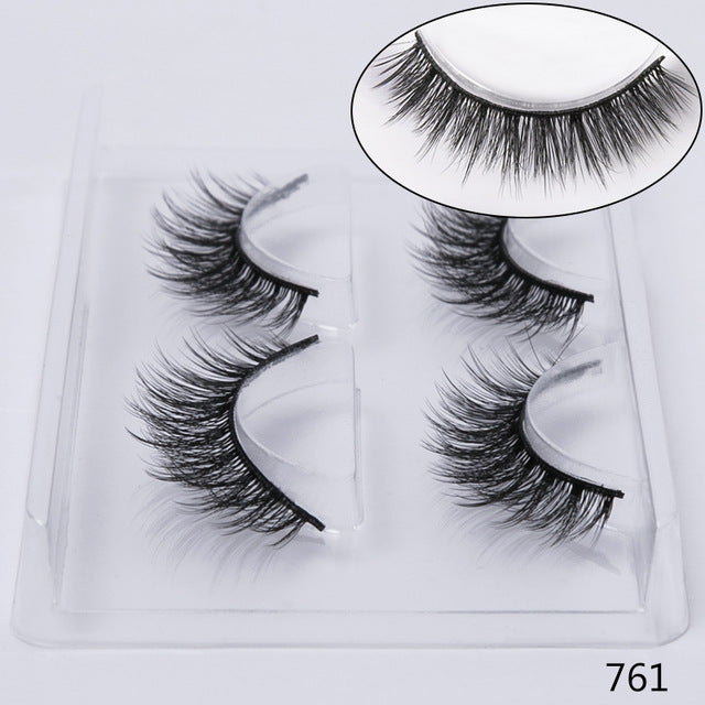 pairs natural false eyelashes