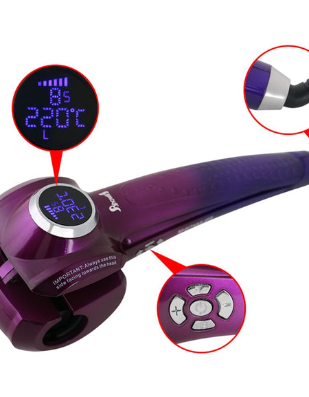LCD Pro Hair Curler Styler