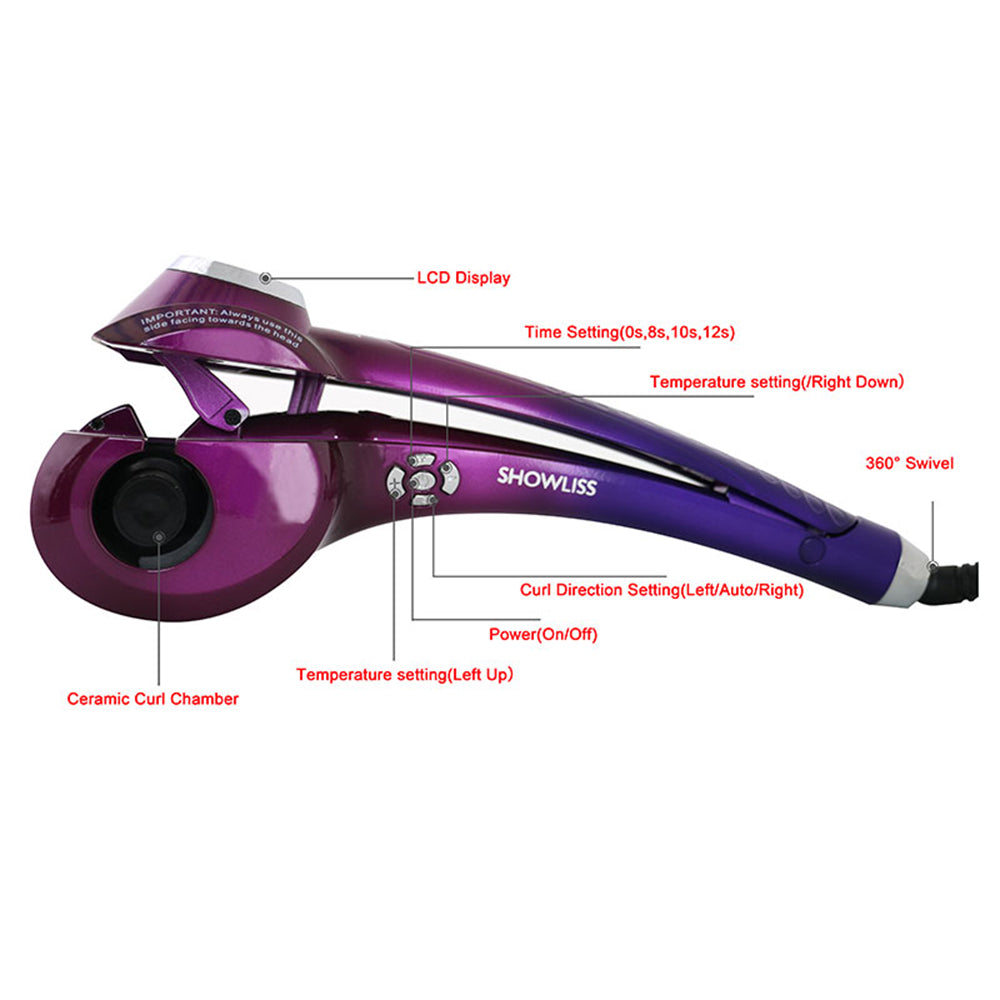 LCD Pro Hair Curler Styler