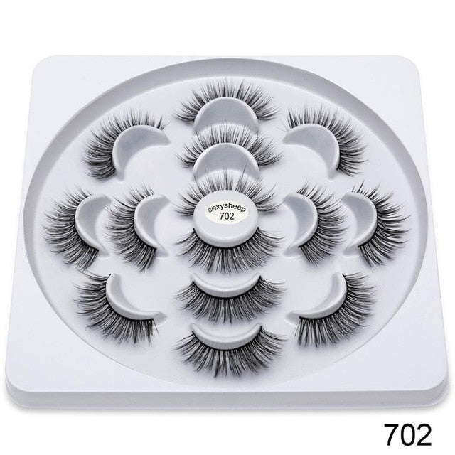 pairs Faux 3D Mink Lashes Natural Long False Eyelashes