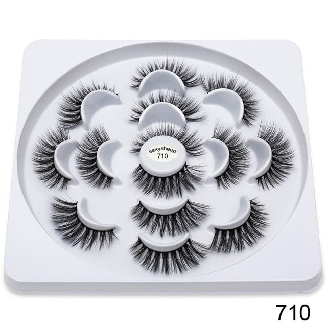 pairs Faux 3D Mink Lashes Natural Long False Eyelashes