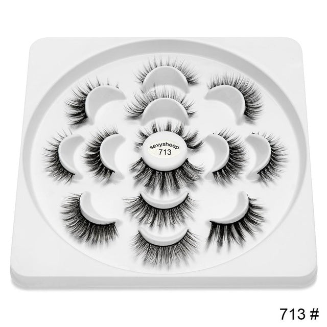 pairs Faux 3D Mink Lashes Natural Long False Eyelashes