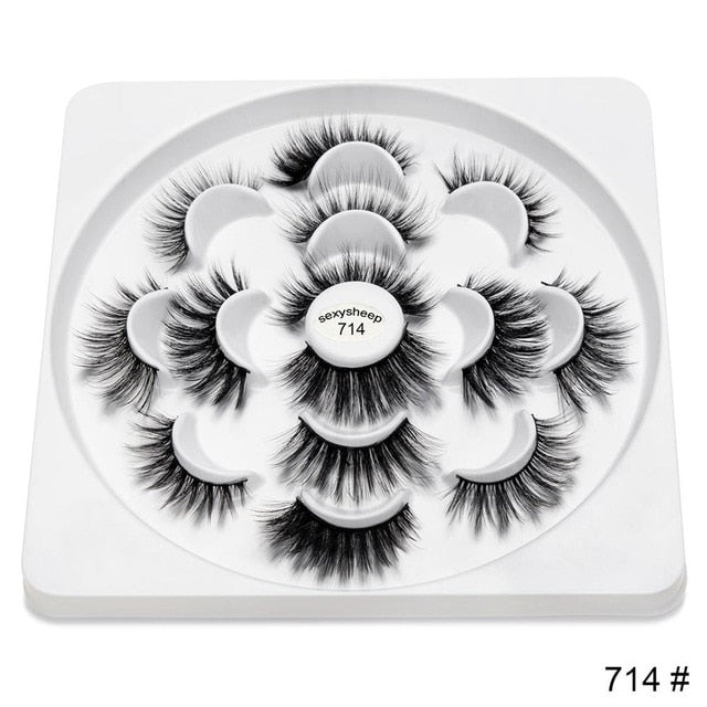 pairs Faux 3D Mink Lashes Natural Long False Eyelashes