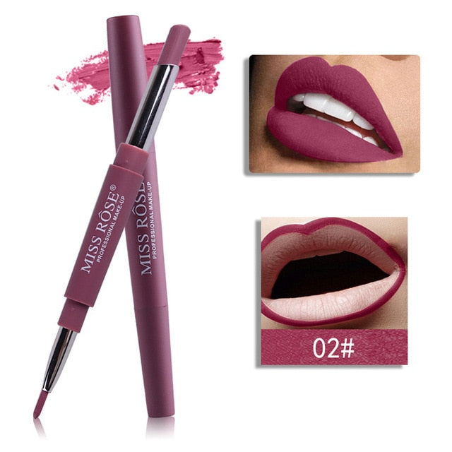 Matte Lipstick Double-end Lasting