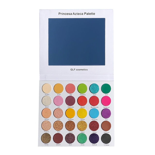 eyeshadow pallete Shimmer Glitter  Makeup far paleti paleta sombra de olho