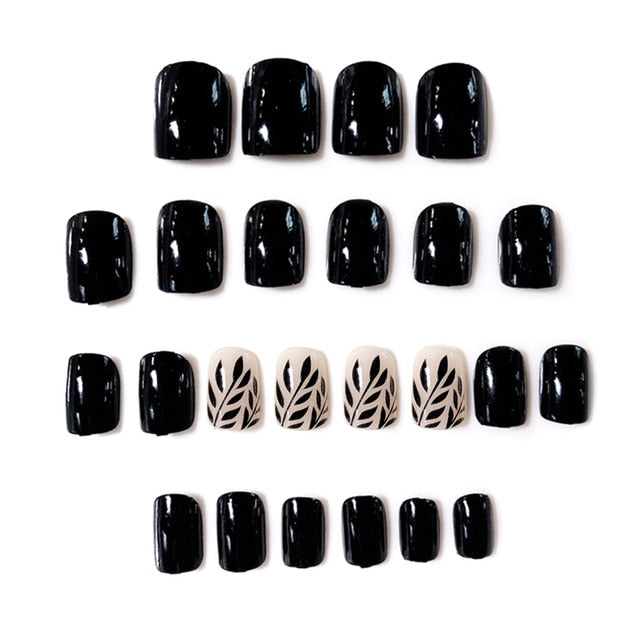 New Toe False Nails French Long Nail