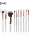 White/Rose Gold Makeup Brushes