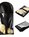 Black Hair Extensions Wigs Storage Bag