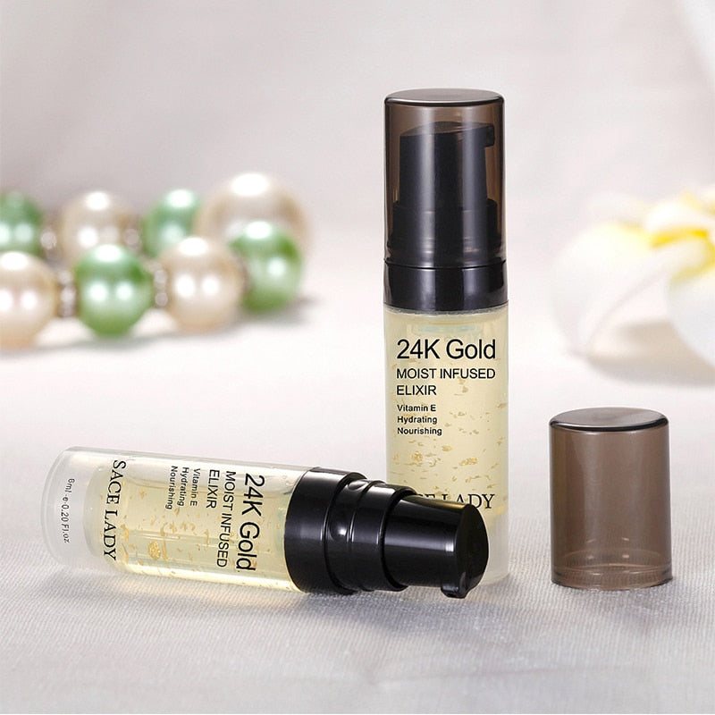 Gold Elixir Oil for Face Makeup Primer